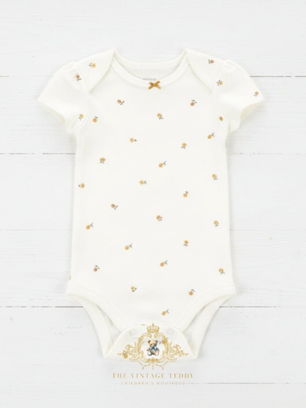NWT Pretty Girls Baby Onesies 5-Piece Matching Set Butterflies & Flowers 6M - Picture 3 of 6